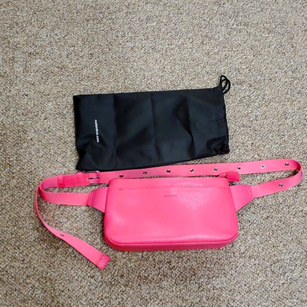 Matt & Nat Pink Belt Bag NWOT